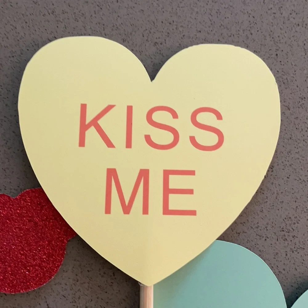 Conversation Hearts Photo Booth Props
